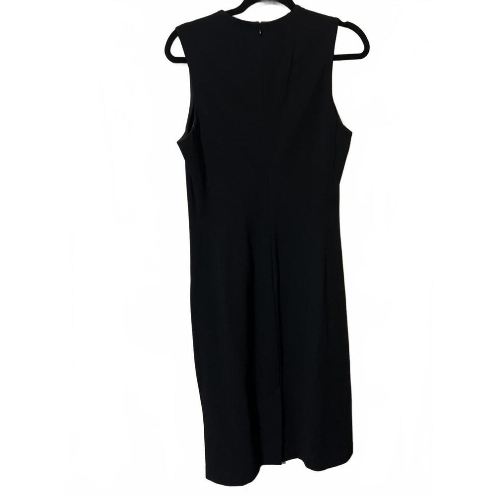 Theory Black Sleeveless Sheath Dress Size 10 - Picture 5 of 5